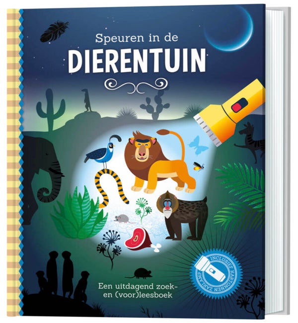 SPEUREN IN DE DIERENTUIN (zoekboek)