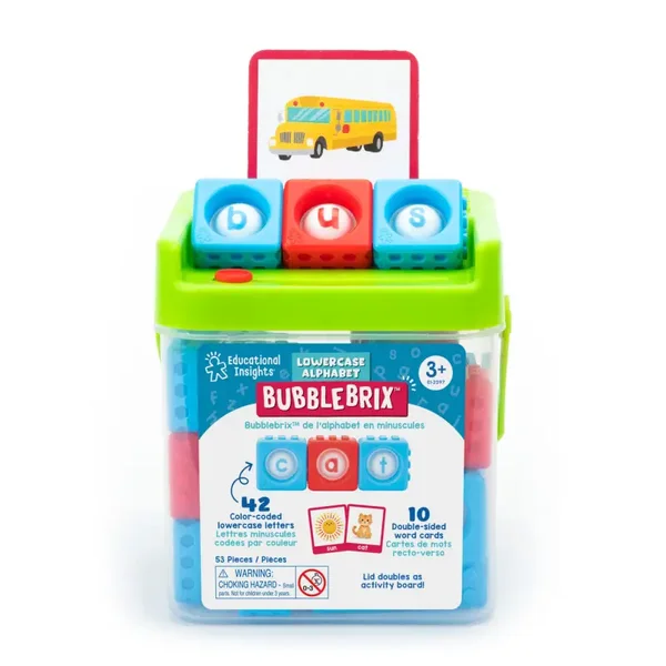 BUBBLE LETTER STENEN ©️Learning Resources Alphabet BubbleBrix
