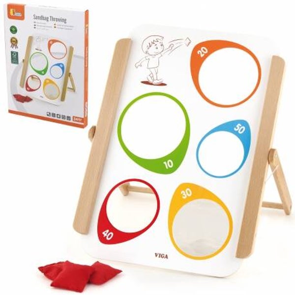 Houten Behendigheidsspel – Werpen op Doel, FSC-gecertificeerd