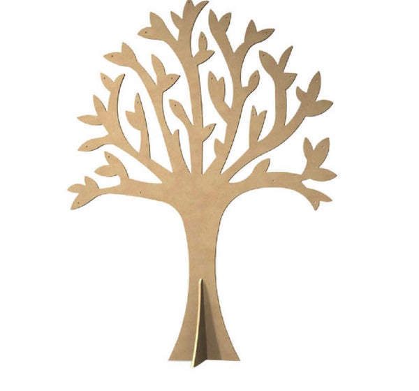 HOUTEN LEVENSBOOM MET VOET