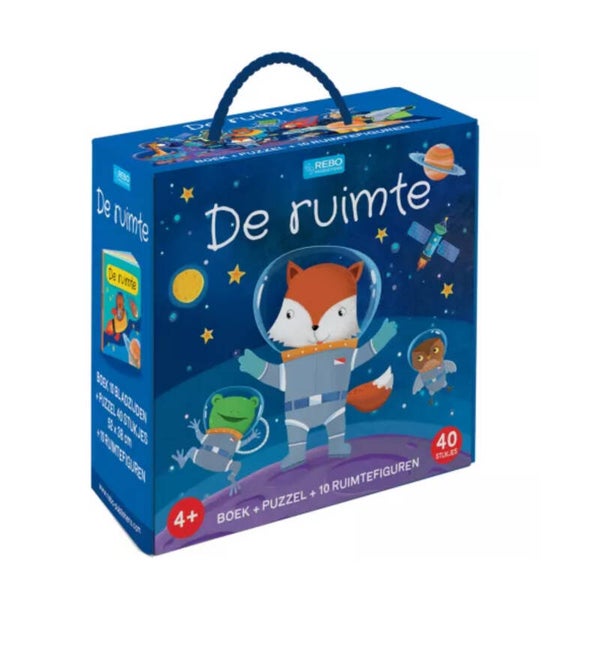 DE RUIMTE PUZZEL EN BOEK