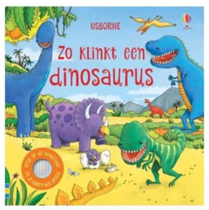 ZO KLINKT EEN DINOSAURUS (kartonboek met geluid)