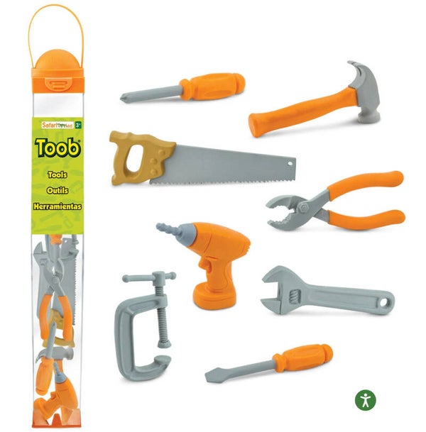 KOKER MET GEREEDSCHAP