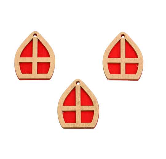 SINT MIJTERS VAN HOUT (8 stuks)