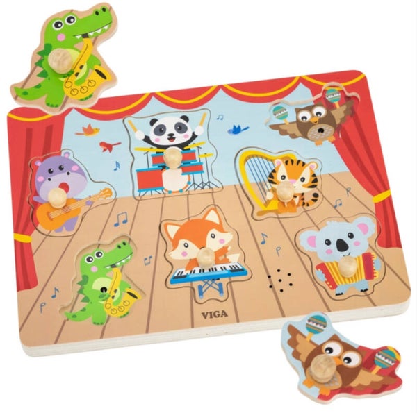 VIGA GELUIDEN PUZZEL THEMA MUZIEKINSTRUMENTEN