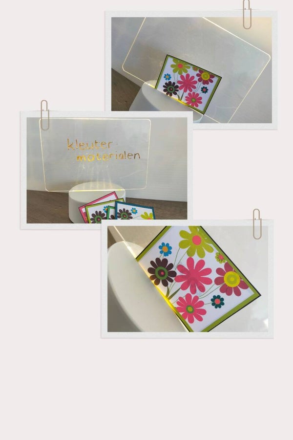 USB LAMP MET PLEXIGLAS