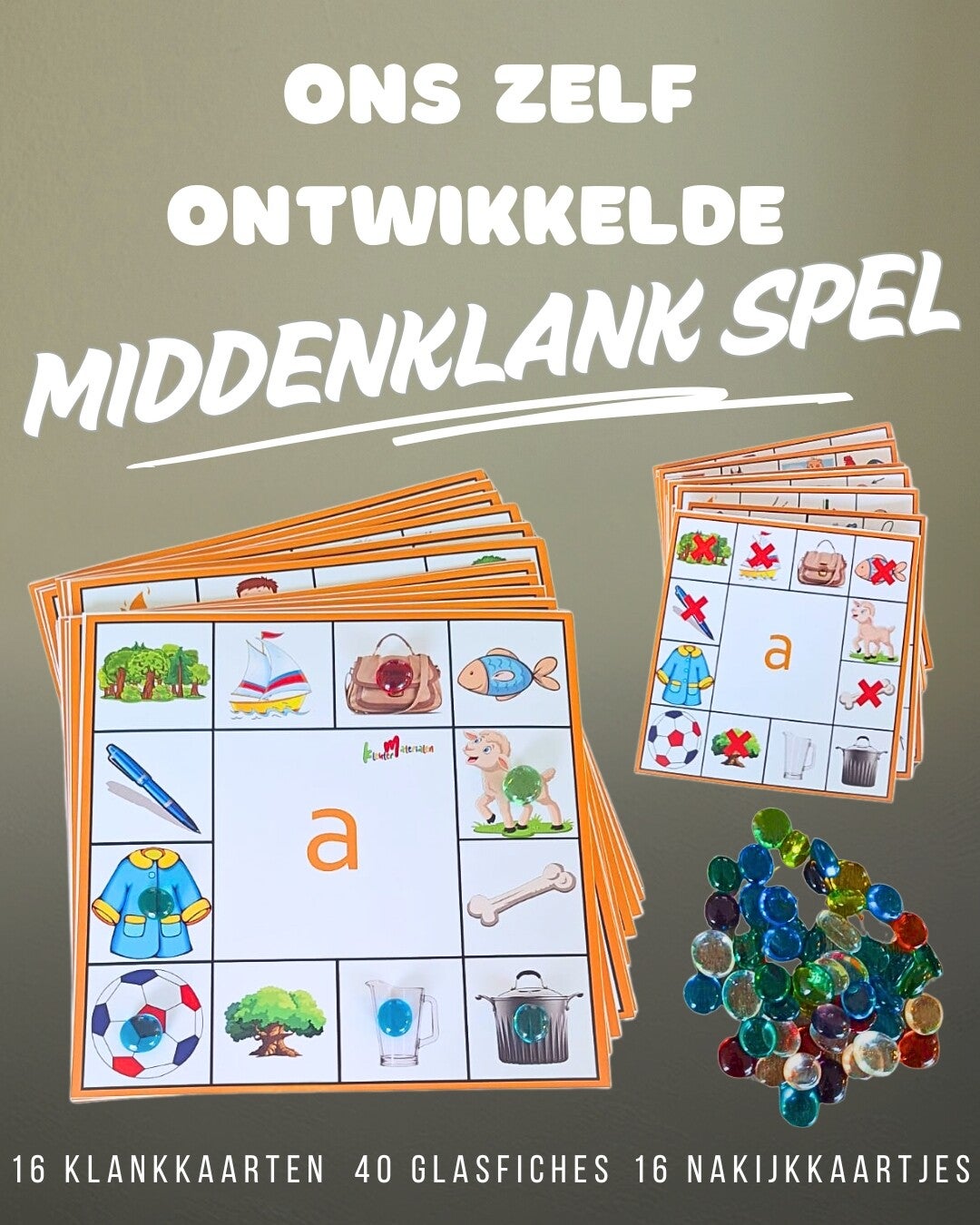 MIDDENKLANK SPEL (16 klanken)