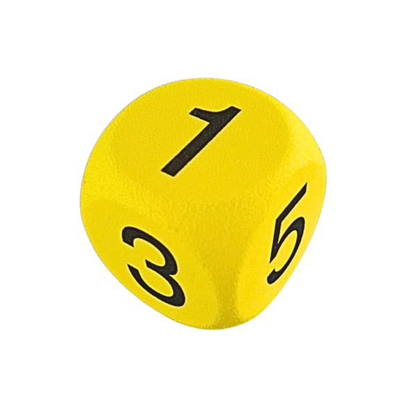 CIJFER DOBBELSTEEN FOAM (5x5cm) (Eduplay)