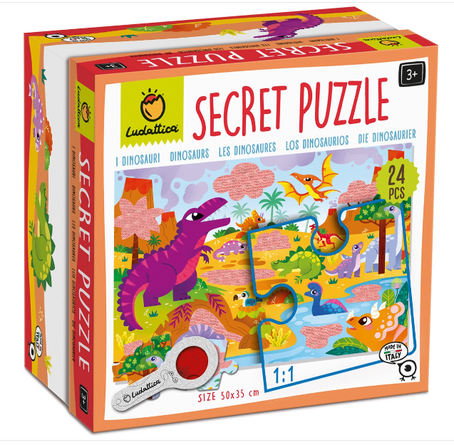 SECRET PUZZEL DINOSAURUS (Ludattica)