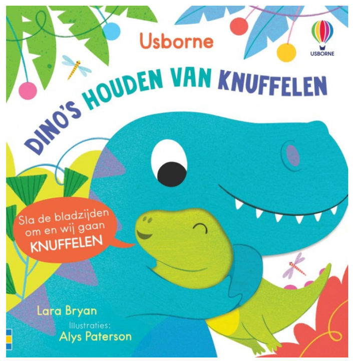 DINO'S HOUDEN VAN KNUFFELEN (kartonboek)