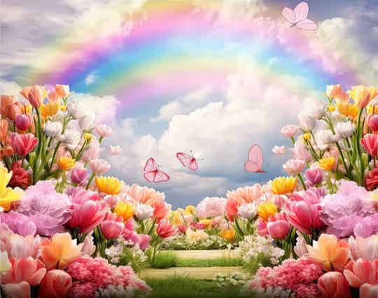 MUURPOSTER LENTE (stof)