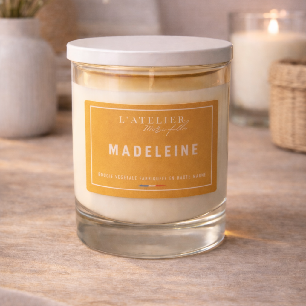 Bougie en pot - Madeleine