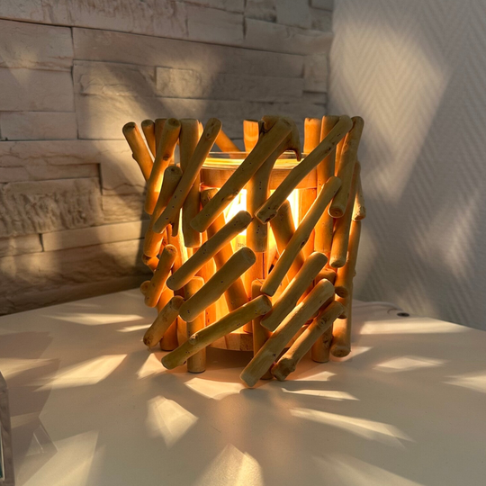 Brûle parfum électrique bois