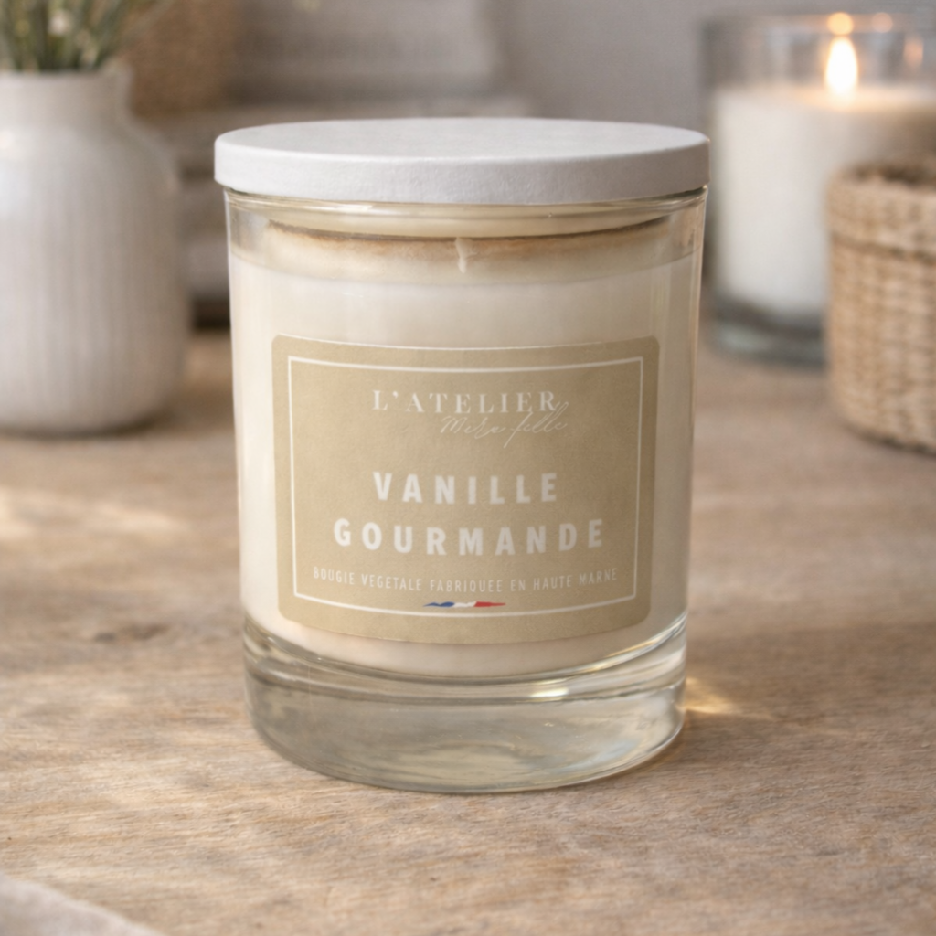 Bougie en pot - Vanille gourmande