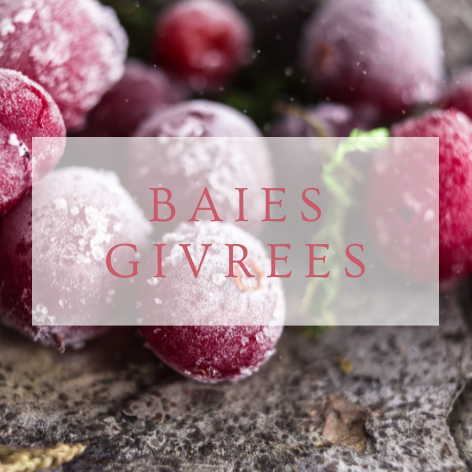 Fondants parfumés Noel - Baies givrées