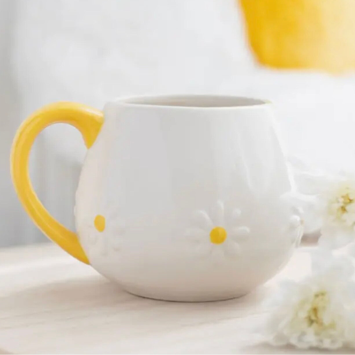 Mug marguerites jaunes