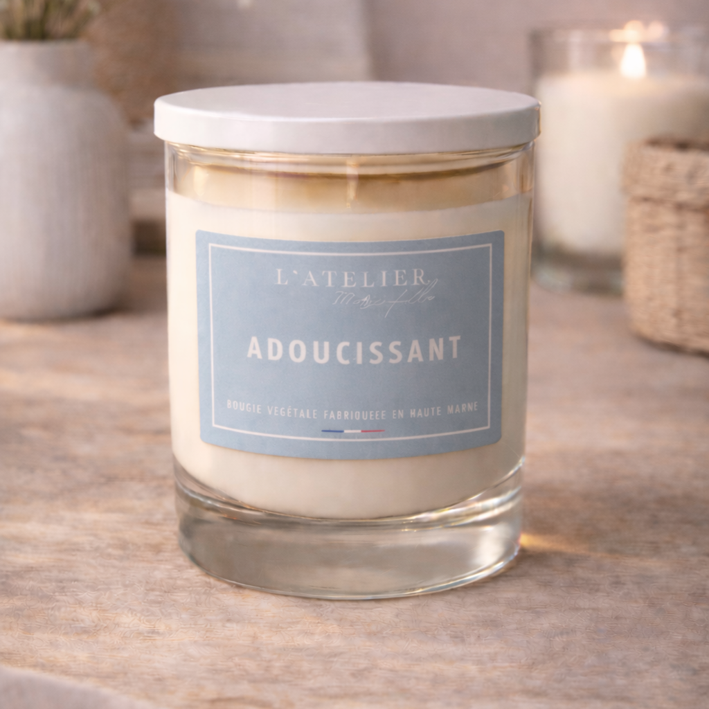 Bougie en pot - Adoucissant