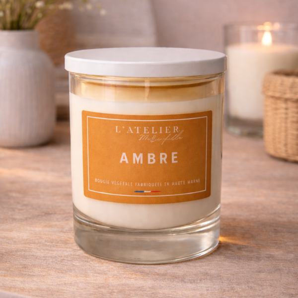 Bougie en pot - Ambre
