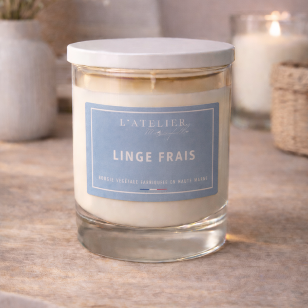 Bougie en pot - Linge Frais