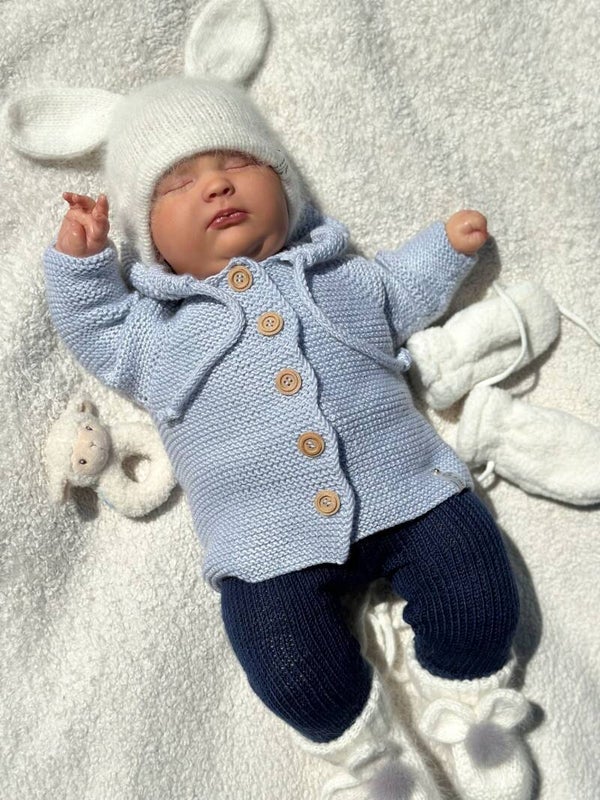 Cardigan avec capuche gris