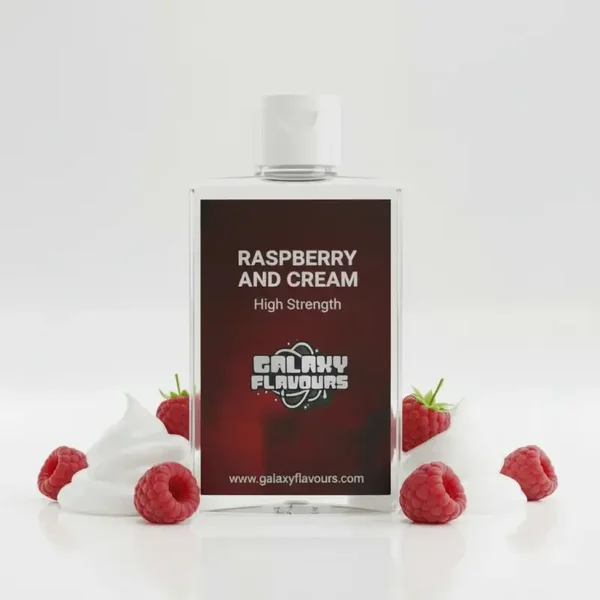 Raspberry and Cream Food Flavouring Concentrate – Professional High Strength – 100ml