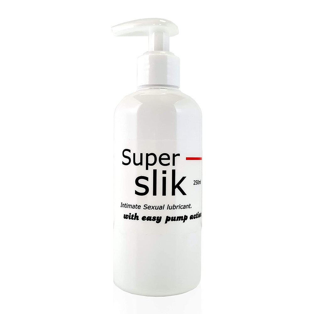 250ml Super Slik Lubricant – Water-Based | Condom Safe | Discreet Use