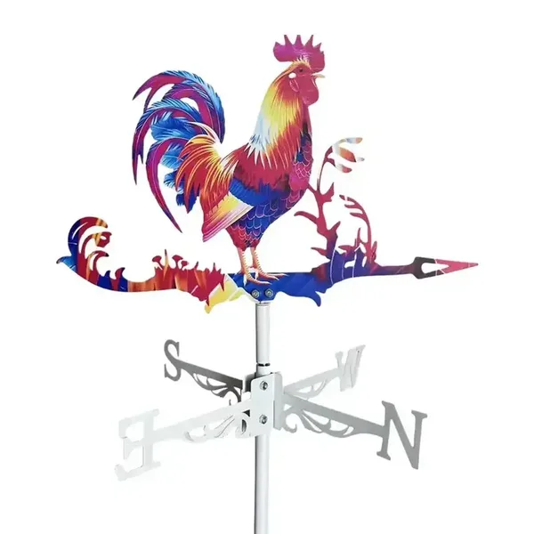 Colorful Rooster Weathervane