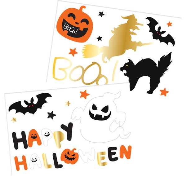 Raamstickers Halloween Karakters - 18 stickers