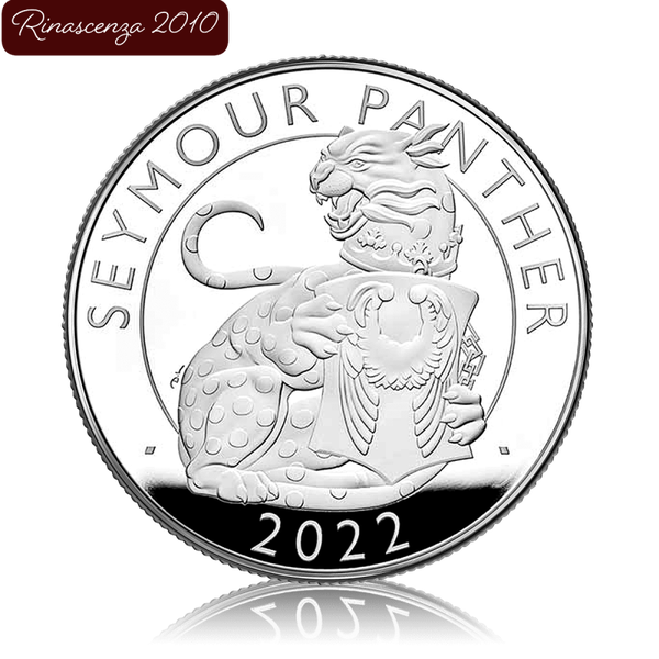 Silbermünze 1 oz The Royal Tudor Beasts Seymour Panther 2022 PP