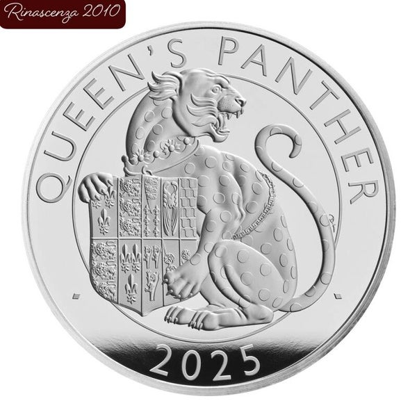 Silbermünze 1 oz The Royal Tudor Beasts The Queen's Panther   2025 PP