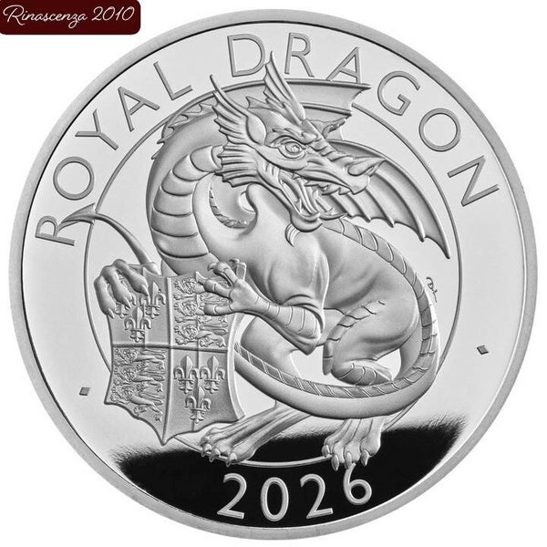 Silbermünze 1 oz The Royal Tudor Beasts The Royal Dragon  2026 PP