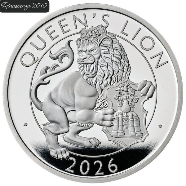 Silbermünze 1 oz The Royal Tudor Beasts The Queen's Lion  2026 PP