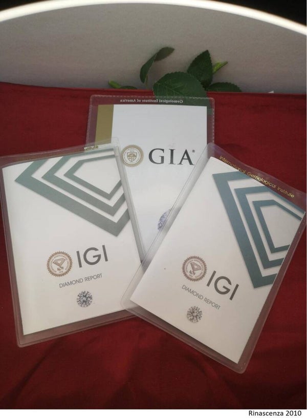 3 x (Lose) Diamanten -D-VVS1-VVS2 Zertifikat (IGI) (GIA) (IGI)