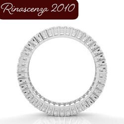 Memory Ring Weiß Gold 585