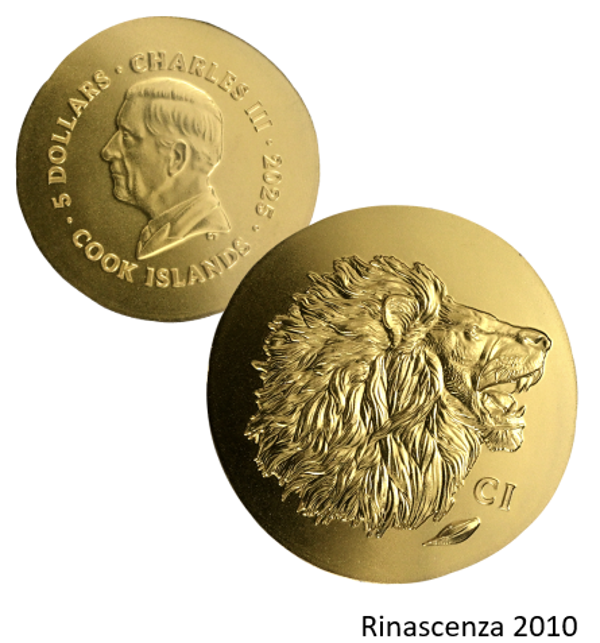 5 Dollar Numismatische Ikonen - Leon - Antik Finish 2025
