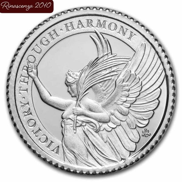 2021 St. Helena 1/10 oz Platinum The Queen’s Virtues – Victory Coin .9995 Fine BU