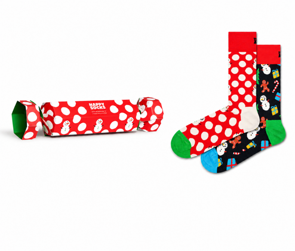 Happy socks 41/46 big Dot Snowman