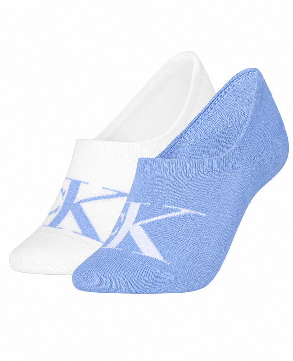 Calvin Klein 39/42 kousevoetjes blauw/wit