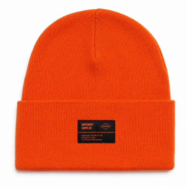 Superdry Gebreide Muts Oranje – One Size