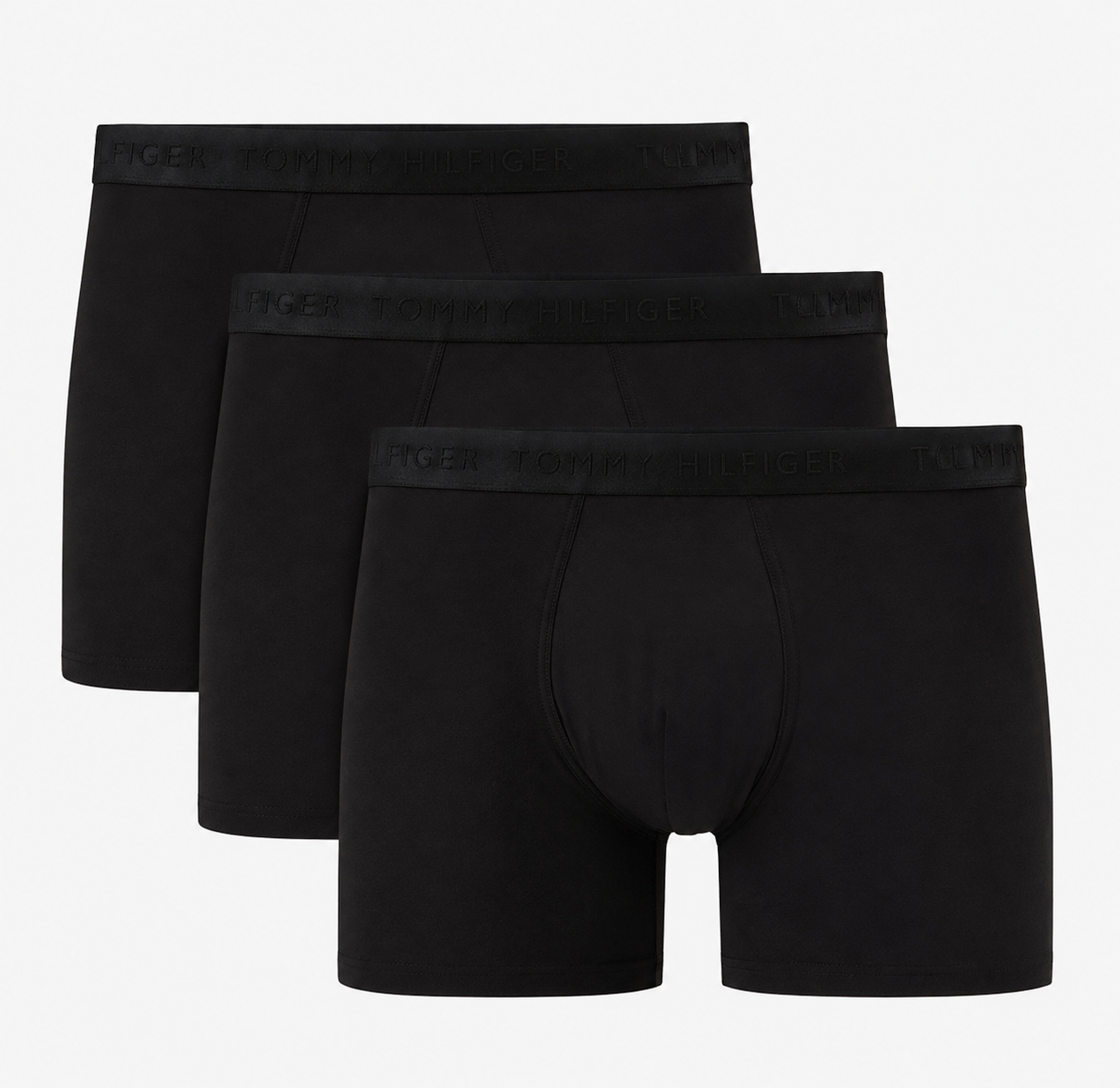 TOMMY HILFIGER - boxer 3x zwart S