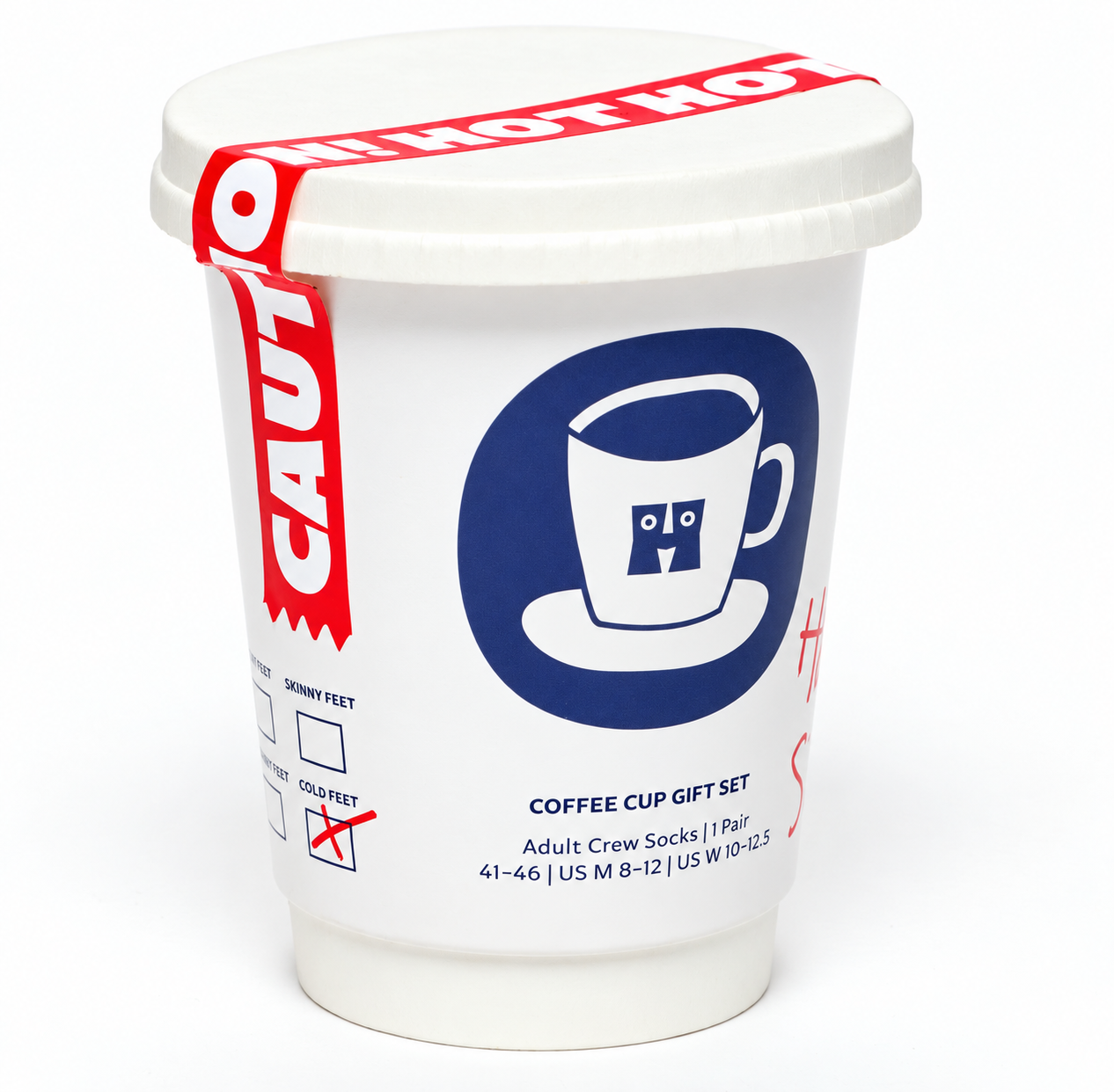 Happy socks 41/46 Coffee Cup katoen