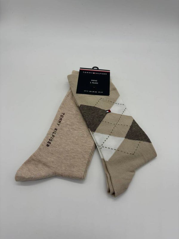 Tommy Hilfiger sokken 39/42 2x sokken beige