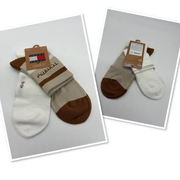 Tommy hilfiger sokken 43/46 2x sokken wit/beige