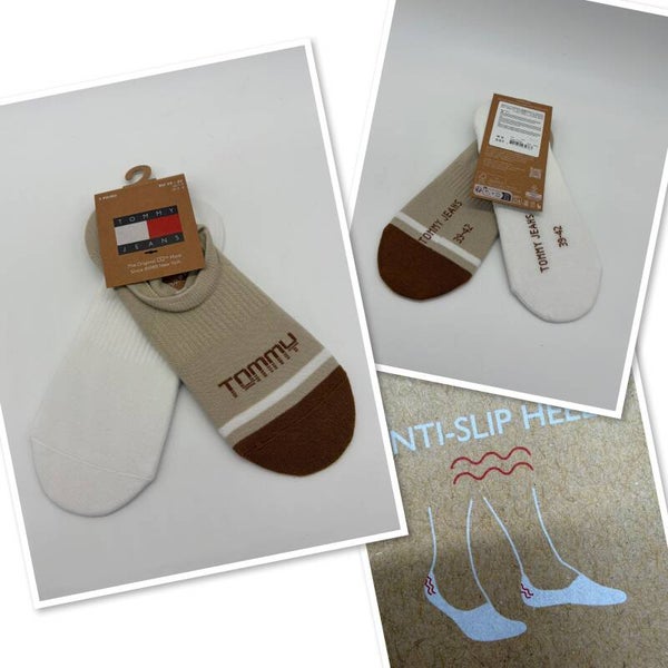 TommyHilfiger 39/42 2x enkelsokken beige