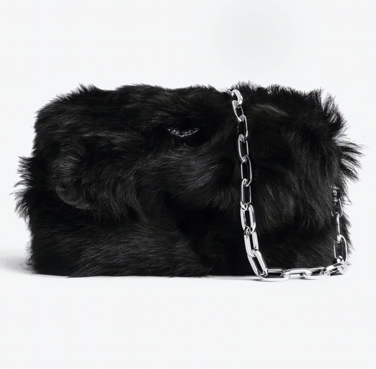 ZADIG & VOLTAIRE  Schoudertas Rockyssime Hairy Lambskin