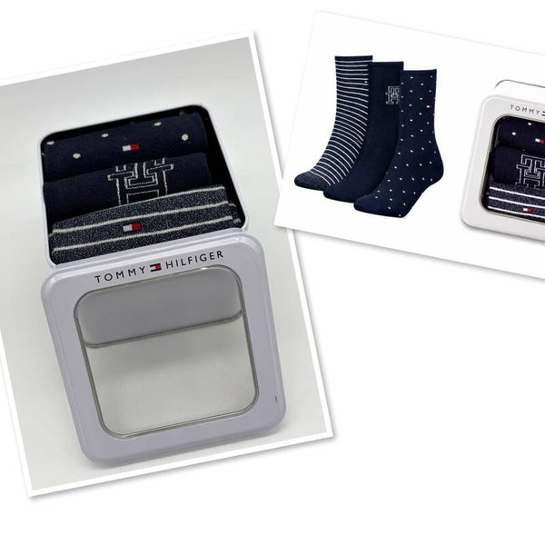 Cadeauset met 3 paar Tommy Hilfiger