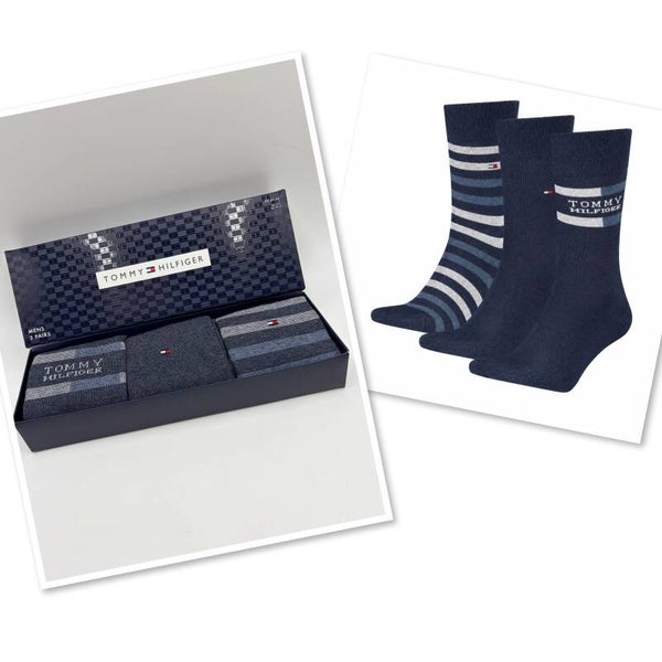 Tommy Hilfiger 3 paar sokken 39/42  navy