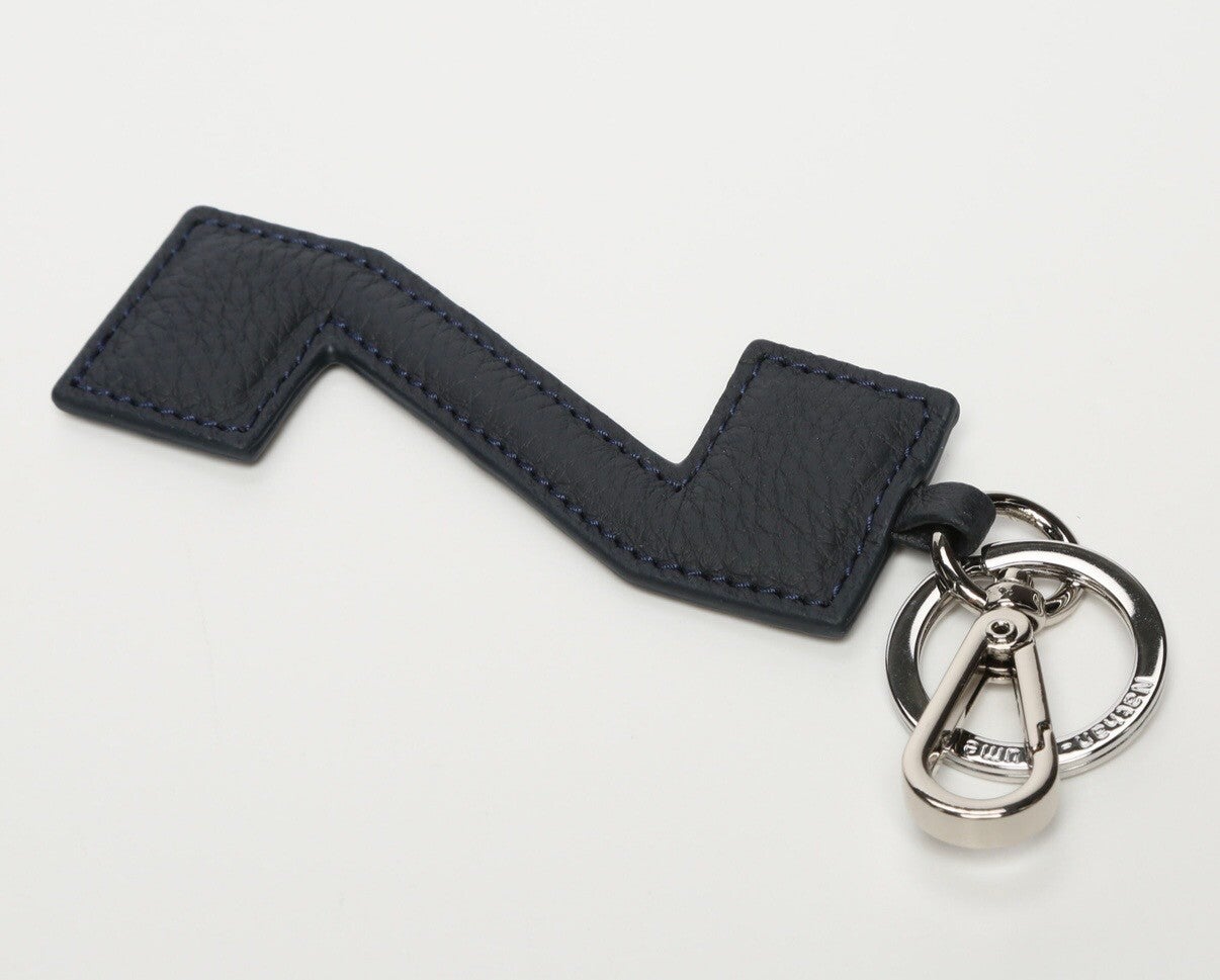 NATHAN-BAUME - Sleutelhanger Original -100% volnerfleer - zwart