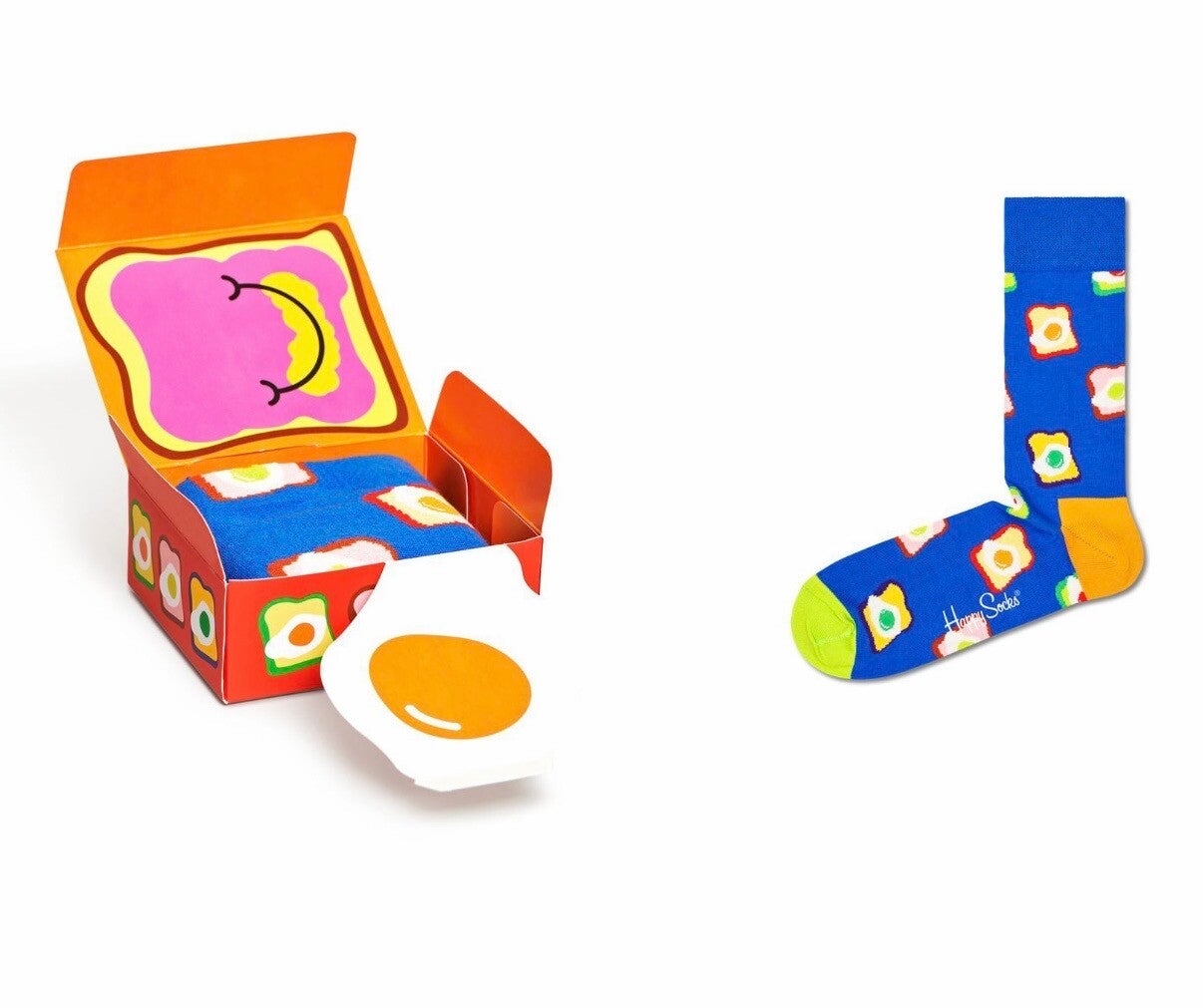 Happy socks toasted egg maat: 41/46