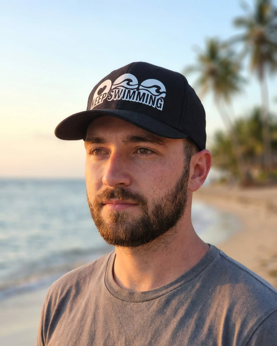 Keep swimming cap